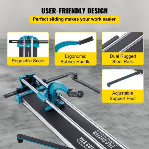Manual Tile Cutter 481200mm Cutting Machine w Laser Guide for Ceramic