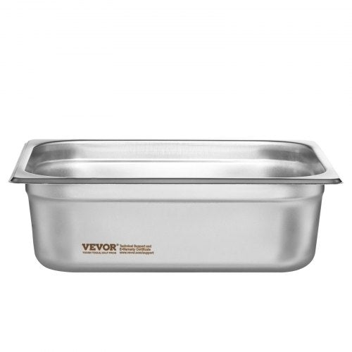 8 Pack Hotel Pans 12 Size AntiJam Steam Pan with Lid 08mm Thick