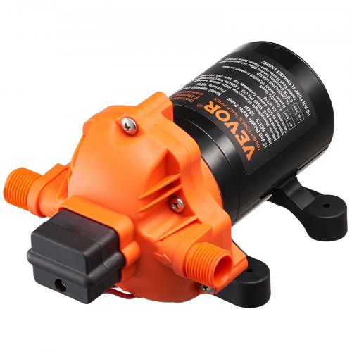 12V Diaphragm Pump 35GPM 1325Lmin 3Chamber Water Pump Pressure Switch