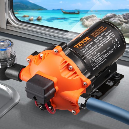 12V Diaphragm Pump 5 GPM 1893 Lmin 5Chamber 12V DC Water Pump with Automatic