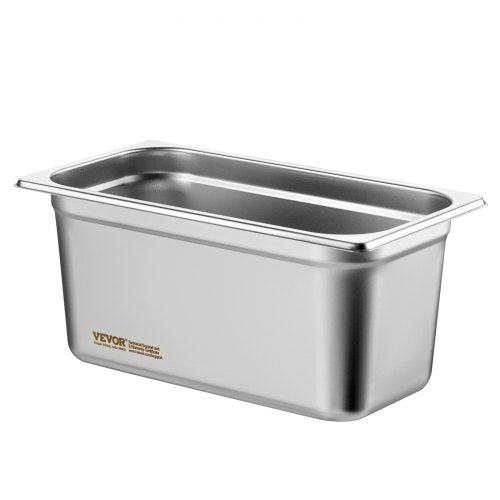 8 Pack Hotel Pans 13 Size AntiJam Steam Pan with Lid 08mm Thick