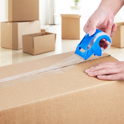 Clear Packing Tape 1.5 inches Core 6 Rolls 188 Inches x 25 Yards Packing