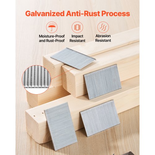 16 Gauge Finish Nails 2 in Straight Finishing Nails 2500Count Galvanized