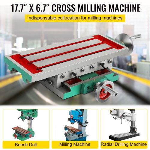 Milling Working Table 177 X 6.7 Inch Compound Milling Machine Work Table 2