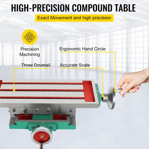 Milling Working Table 177 X 6.7 Inch Compound Milling Machine Work Table 2