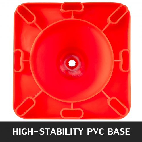 12Pack 18 Traffic Cones Safety Road Parking Cones PVC Base Orange