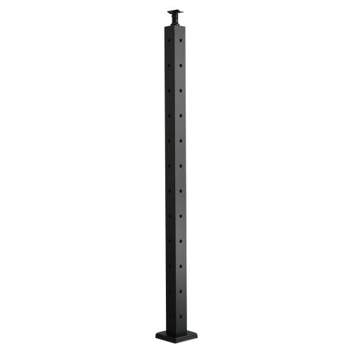 Cable Railing Post 42x2x2 Inch Corner Railing Post with LShaped