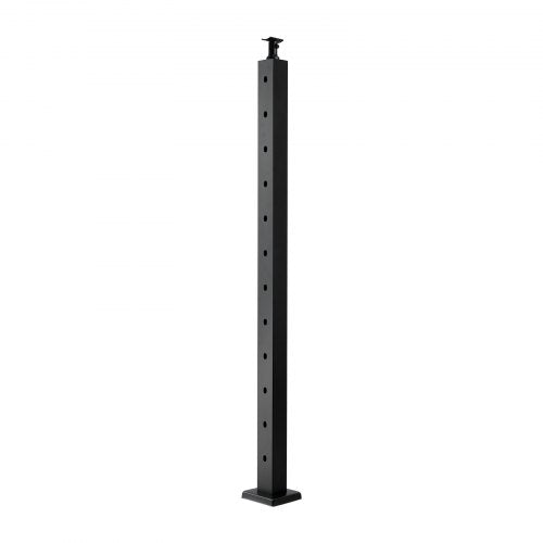 Cable Railing Post 42x2x2 Inch Stair Railing Post with PreDrilled 30°