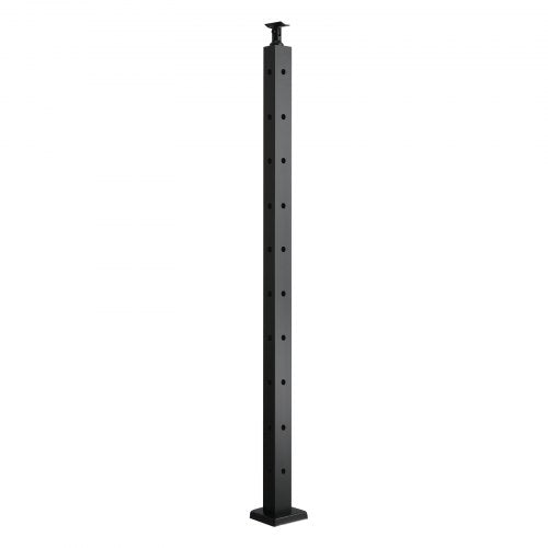 Cable Railing Post 36x1x2 Inch Corner Railing Post with LShaped