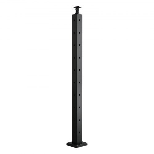 Cable Railing Post 36x2x2 Inch Corner Railing Post with LShaped