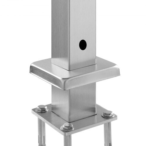 Cable Railing Post 42x2x2 Inch Level Deck Stair Posts 1Pack Stainless