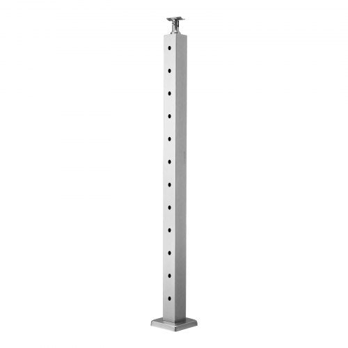 Cable Railing Post 42x2x2 Inch Level Deck Stair Posts 1Pack Stainless