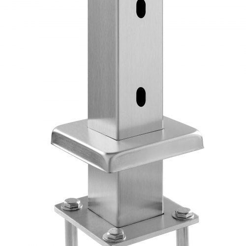 Cable Railing Post 42x2x2 Inch Stair Railing Post with PreDrilled 30°