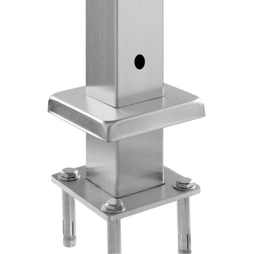 1Pack Cable Railing Post 36x2x2 In HorizontalHole Deck Railing Post
