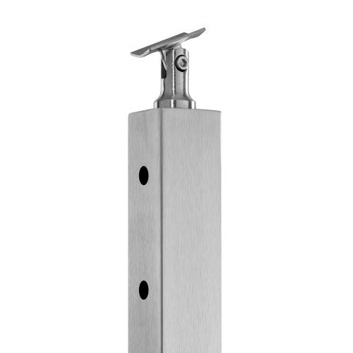 1Pack Cable Railing Post 36x2x2 In HorizontalHole Deck Railing Post