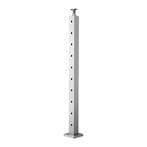 1Pack Cable Railing Post 36x2x2 In HorizontalHole Deck Railing Post