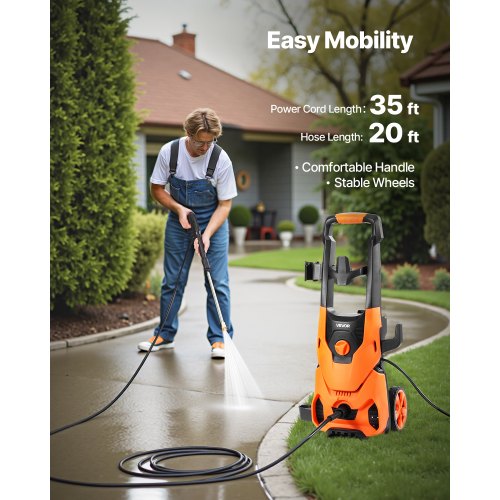 Electric Pressure Washer Max 4200 PSI and 28 GPM High Power Pressure
