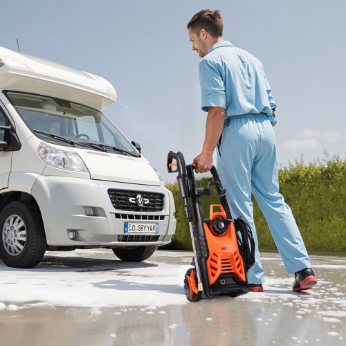 Electric Pressure Washer Max 4500 PSI and 32 GPM With Pressure Adjustment