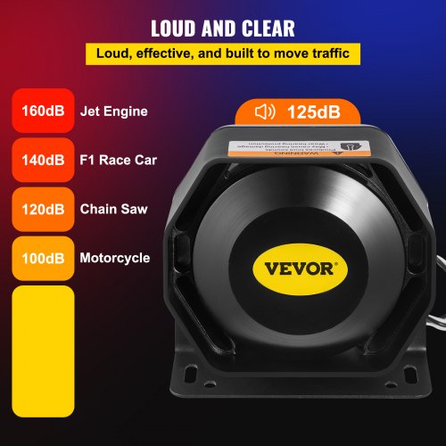 Siren Bundle 8 Tones Emergency Warning Siren 200W with PA Speaker MIC