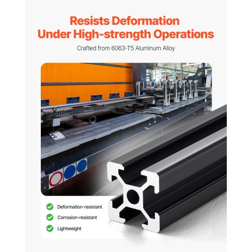 4PCS 47.2 in 1200mm T Slot 2020 Aluminum Extrusion Profile European