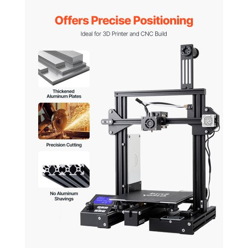 5PCS 47.2 in 1200mm T Slot 2040 Aluminum Extrusion Profile European