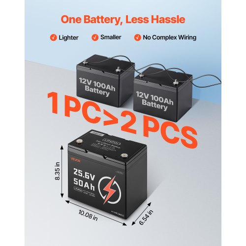 24V 50Ah LiFePO4 Lithium Battery Bluetooth Deep Cycle Lithium Rechargeable