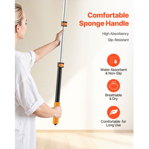 Telescopic Extension Pole 1.76-4 FT MultiPurpose Extendable Pole Sturdy