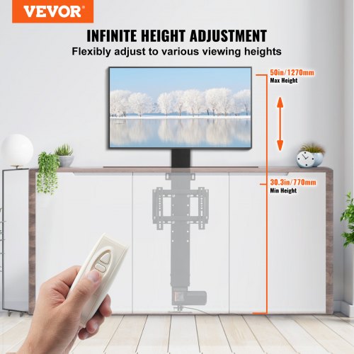 Automated TV Elevator 20 Stroke for 2832 TVs RemoteControlled