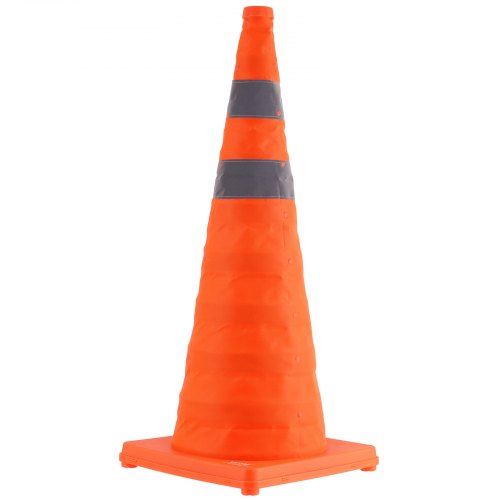 Safety Cones 4 Pack 28 inch Collapsible Traffic Cones Construction Cones