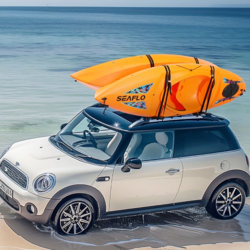 Kayak Roof Rack 1 Pair JBar Soft Roof Rack Top Mount Tie Down Carrier