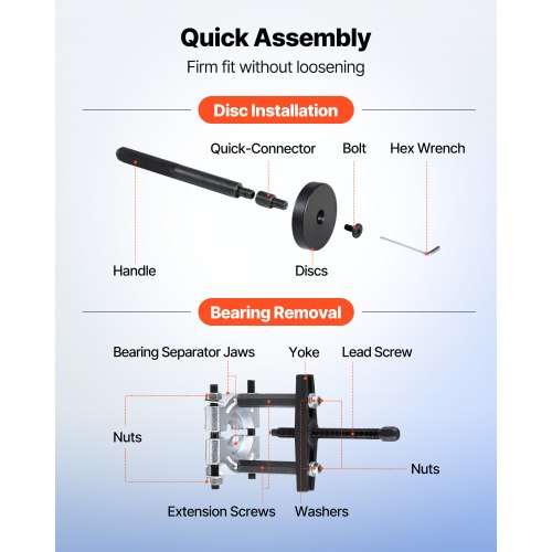 Bearing Press Kit 5214 Pcs 2 in 1 Bushing Driver Tool Bearing Press