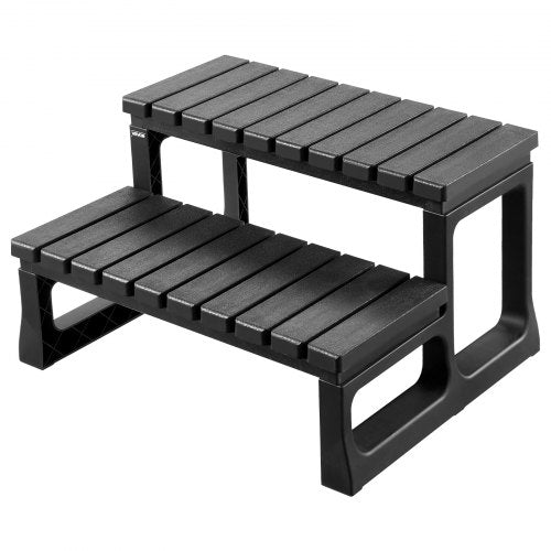 Hot Tub Steps 2Step Spa Outdoor Stairs Heavy Duty 23.6 inch Wide PP