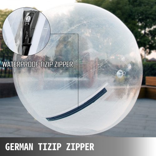 2M Walk on Water Walking Ball Roll Inflatable Zorb Ball w German Zipper PVC