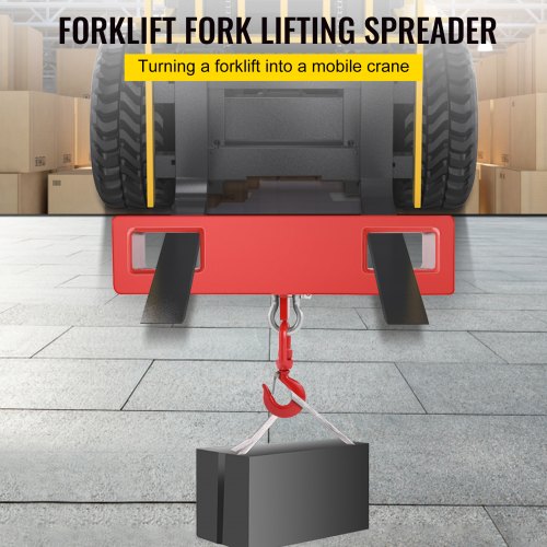 Titan Forklift Lifting Hoist Swivel Hook Mobile Crane 4400 lb capacity lift