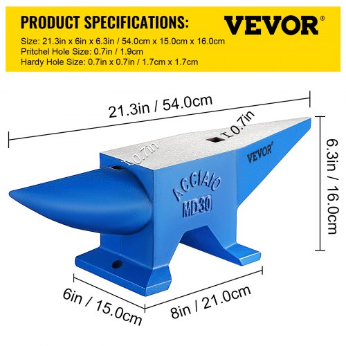 Pro Horn Anvil 30KG661LBS Weight Steel Anvil Blacksmith Blacksmith Anvil