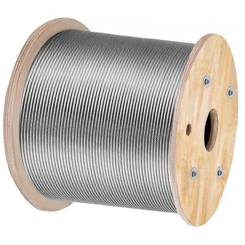 T316 1x19 Stainless Steel Cable 18 Cable Rail Wire Rope Aircraft Cable 984FT