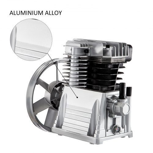 Air Compressor Pump 3HP 118CFM Industrial Compressor Head Pump Motor