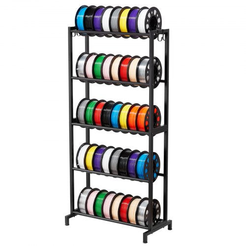 3D Printer Filament Storage Rack 5 Tier Heavy Duty Storage Shelves for 3D