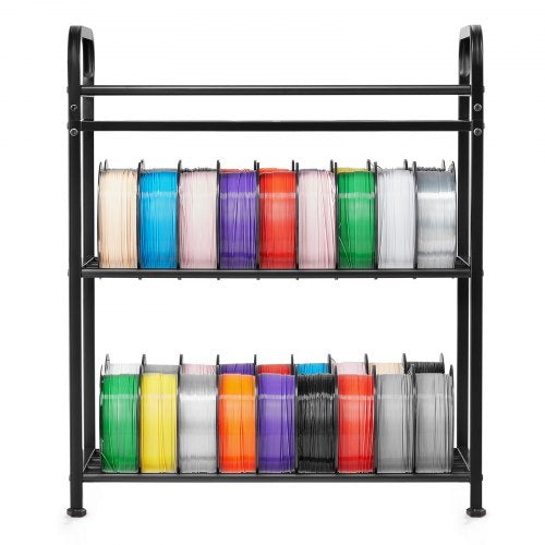 3D Printer Filament Storage Rack 3 Tier Heavy Duty Storage Shelf Rolling