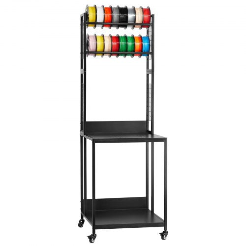 3D Printer Filament Storage Rack 4Tier 3D Printer Stand with Filament