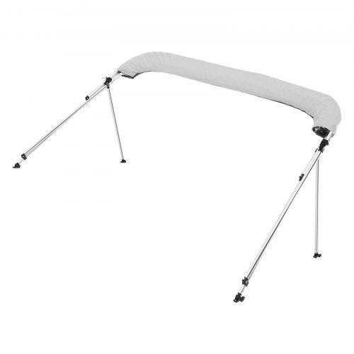 3 Bow Boat Bimini Tops 600D Polyester Canopy with Aluminum Alloy Frame
