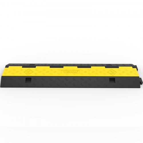 3 Pcs 2Cable Rubber Electrical Wire Cover Cord Protector Ramp 11000 lbs