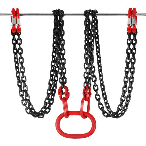 Chain Sling 516 inch x 10 ft Lifting Chains with Hooks G80 Engine Chain