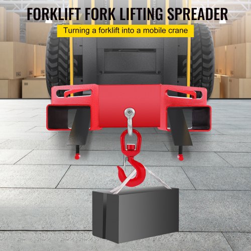 3 Tonne Large Forklift Lifting Hook Attachment 3000kg Telehandler Crane Jib
