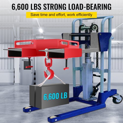 3 Tonne Large Forklift Lifting Hook Attachment 3000kg Telehandler Crane Jib