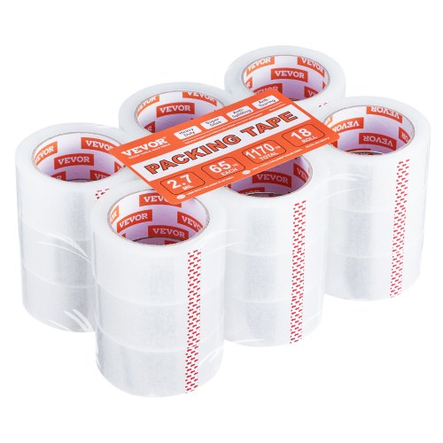 Clear Packing Tape 3 inches Core 18 Rolls 188 Inches x 65 Yards Packing