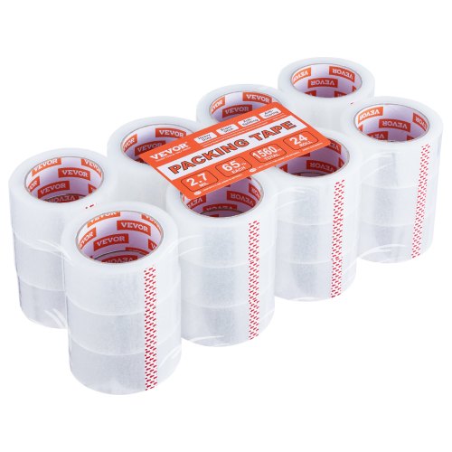 Clear Packing Tape 3 inches Core 24 Rolls 188 Inches x 65 Yards Packing
