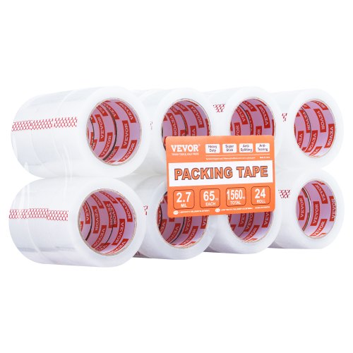 Clear Packing Tape 3 inches Core 24 Rolls 188 Inches x 65 Yards Packing