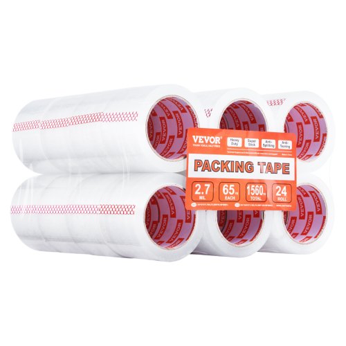 Clear Packing Tape 3 inches Core 24 Rolls 3 Inches x 65 Yards Packing
