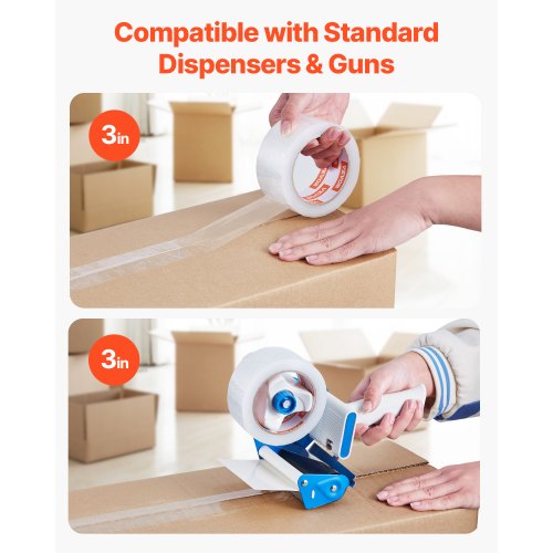 Clear Packing Tape 3 inches Core 36 Rolls 188 Inches x 65 Yards Packing